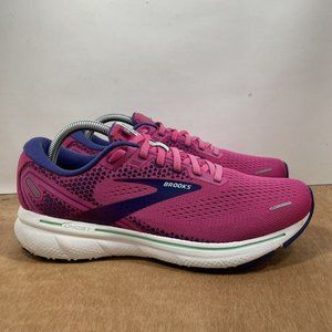 Brooks Ghost 14 Women Size 10 Pink Athletic Running Shoes